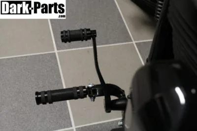 Fußrasten + Schaltpedal Dark Black – Bild 3
