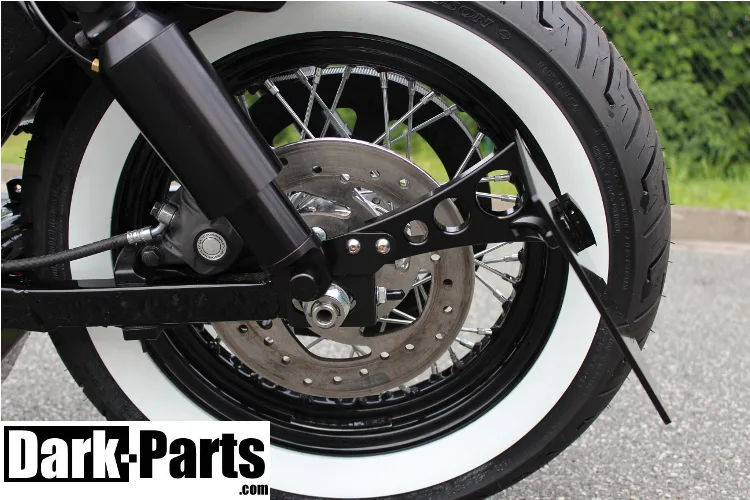 Seitlicher Kennzeichenhalter Für Harley Davidson Sportster 883 91-03 - Schwarz