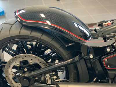 Heckfender"Flat"240-260, Softail ab Bj. 2018, Breakout 114" Und 117", Fat Boy, Tüv – Bild 13