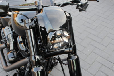 Scheinwerfer-Hutze, Lampenmaske, Schirm ohne sichtbare Befestigung, Softail Breakout ab Bj. 2018