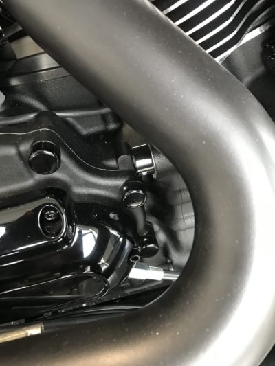 Schraubkappen/ Cover Aluminium komplettset alle Schrauben Softail ab 2018 – Bild 3