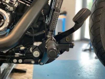 Footpeg forward extention 60mm for the original Footpeg control, Softail 2018up, Breakout, Fat Boy - Image 2