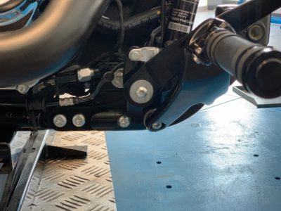Footpeg forward extention 60mm for the original Footpeg control, Softail 2018up, Breakout, Fat Boy - Image 3