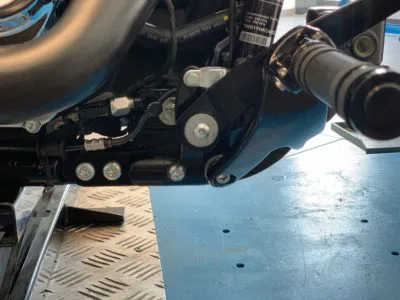 Footpeg forward extention 60mm for the original Footpeg control, Softail 2018up, Breakout, Fat Boy - Image 3
