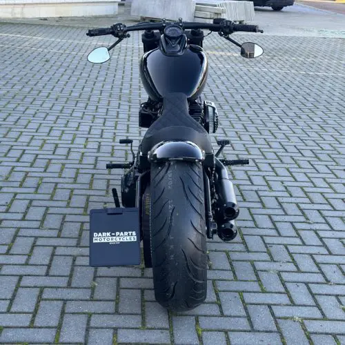 Custom Spiegel 2 + E-Nummer Softail ab Bj. 2018 - Dark Parts