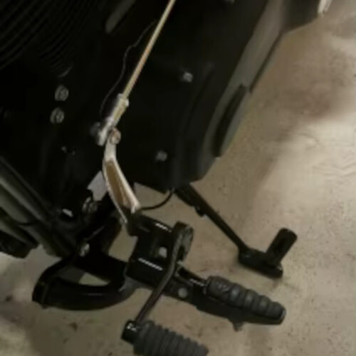 Footrest relocation 60mm for the original footrest system, Softail 2018 - 2024 + Tüv, Fat Bob FXFBS