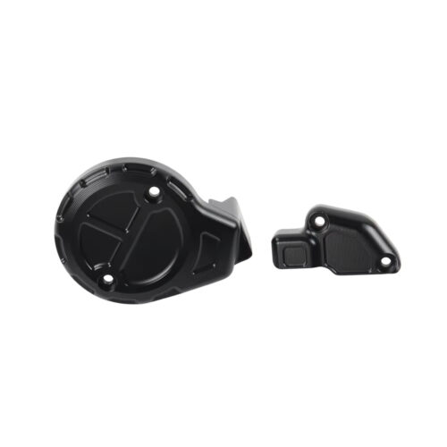 Camshaft cover + gear position sensor cover for Touring models from 2023.5 up and Softail models from 2025 up.
