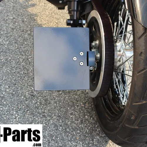 Lateral number plate holder short